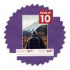 5x7 Mat for 4x6 Photo - Precut Purple Crocus Suede Picture Matboard for Frames Measuring 5 x 7 Inches - Bevel Cut Matte to Display Art Measuring 4 x 6 Inches - Acid Free Pack of TEN MATS view 1