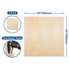 Plywood Sheet Board Squares, A Grade, 12 x 12 inch, 1/4 inch Thick, Pack of 5 Unfinished Wood for Crafts Basswood by Craftiff view 3