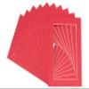 11x14 Mat for 8x10 Photo - Precut Deep Red Picture Matboard for Frames 11 x 14 Inches - Bevel Cut Matte to Display Art 8 x 10 Inches - Acid Free Pack of 10 MATS with Backing Boards & Clear Bags view 3