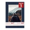 5x7 Mat for 4x6 Photo - Precut Navy Suede Picture Matboard for Frames Measuring 5 x 7 Inches - Bevel Cut Matte to Display Art Measuring 4 x 6 Inches - Acid Free ONE MAT with Backing Board & Clear Bag view 1