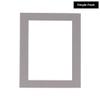 11x14 Mat for 8x10 Photo - Precut Charcoal Picture Matboard for Frames Measuring 11 x 14 Inches - Bevel Cut to Display Art Measuring 8 x 10 Inches - Acid Free ONE MAT with Backing Board & Clear Bag view 2