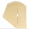 5x7 Mat for 4x6 Photo - Precut Tan Picture Matboard for Frames Measuring 5 x 7 Inches - Bevel Cut to Display Art Measuring 4 x 6 Inches - Acid Free Pack of 25 MATS with Backing Boards & Clear Bags view 1