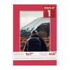 5x7 Mat for 4x6 Photo - Precut Deep Red Picture Matboard for Frames Measuring 5 x 7 Inches - Bevel Cut Matte to Display Art Measuring 4 x 6 Inches - Acid Free ONE MAT with Backing Board & Clear Bag view 1