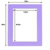 12x16 Mat for 8x10 Photo - Precut Light Purple Picture Matboard for Frames 12 x 16 Inches - Bevel Cut Matte to Display Art 8 x 10 Inches - Acid Free Pack of 25 MATS with Backing Boards & Clear Bags view 4