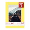 5x7 Mat for 4x6 Photo - Precut Yellow Picture Matboard for Frames Measuring 5 x 7 Inches - Bevel Cut Matte to Display Art Measuring 4 x 6 Inches - Acid Free ONE MAT with Backing Board & Clear Bag view 1