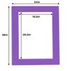 Poster Palooza 24x36 Mat for 20x30 Photo - Precut Purple Picture Matboard for Frames Measuring 24 x 36 Inches - Bevel Cut Matte to Display Art Measuring 20 x 30 Inches - Acid Free ONE MAT view 4