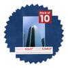 8.5x11 Mat for 5.5x8.5 Photo - Precut Brooke Blue Suede Picture Matboard for Frames Measuring 8.5 x 11 Inches - Bevel Cut Matte to Display Art Measuring 5.5 x 8.5 Inches - Acid Free Pack of TEN MATS view 1