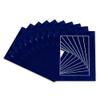 8.5x11 Mat for 5.5x8.5 Photo - Precut Brooke Blue Suede Picture Matboard for Frames Measuring 8.5 x 11 Inches - Bevel Cut Matte to Display Art Measuring 5.5 x 8.5 Inches - Acid Free Pack of TEN MATS view 3