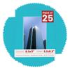 8.5x11 Mat for 5.5x8.5 Photo - Precut Aquamarine Blue Picture Matboard for Frames 8.5 x 11 Inches - Bevel Cut to Display Art 5.5 x 8.5 - Acid Free Pack of 25 MATS with Backing Boards & Clear Bags view 1
