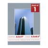 Poster Palooza 8.5x11 Mat for 5.5x8.5 Photo - Precut Mid Grey Picture Matboard for Frames Measuring 8.5 x 11 Inches - Bevel Cut Matte to Display Art Measuring 5.5 x 8.5 Inches - Acid Free ONE MAT view 1