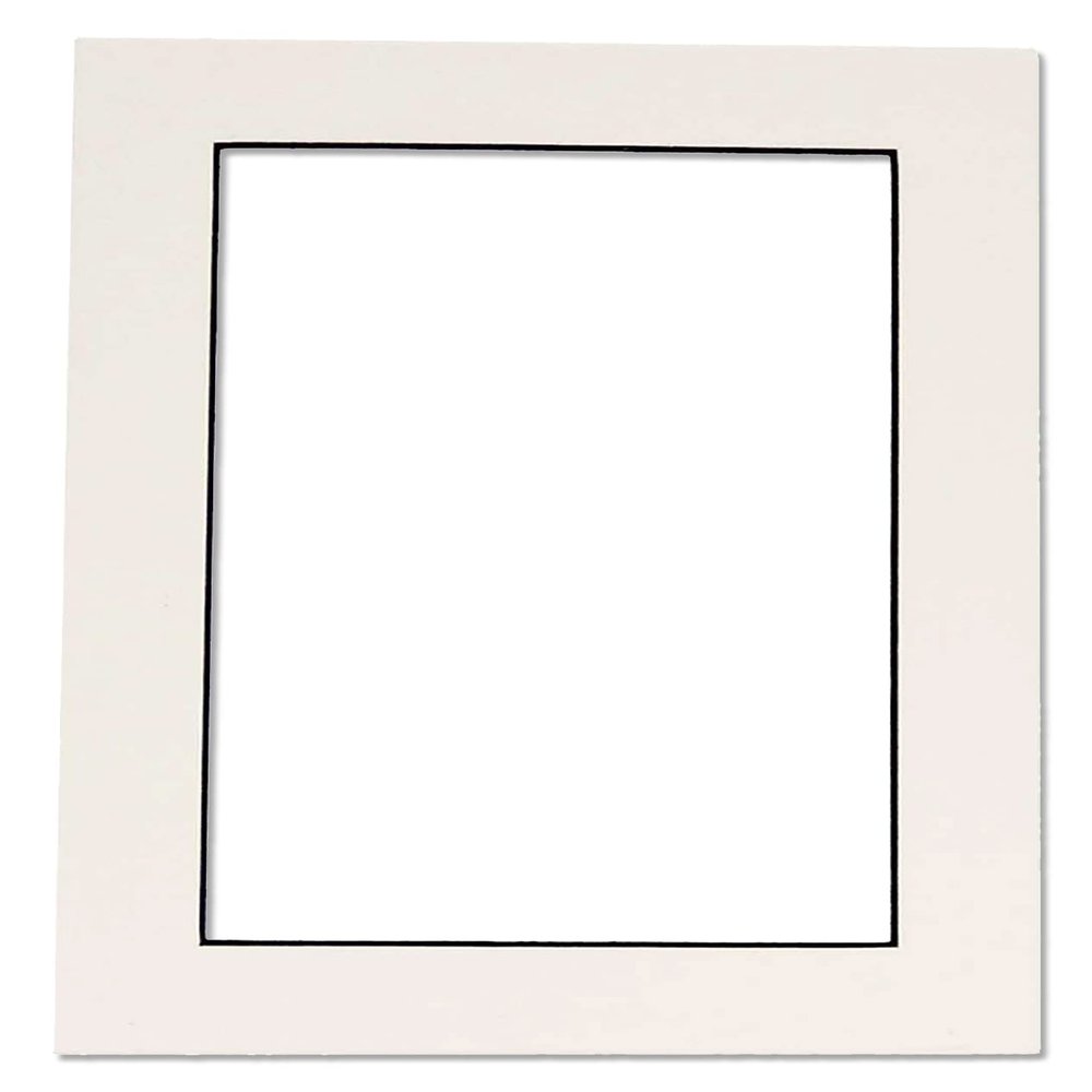 16x20 Mat for 11x14 Photo - Precut White with Black Core Picture Matboard for Frames Measuring 16 x 20 Inches - Bevel Cut Matte to Display Art Measuring 11 x 14 Inches - Acid Free ONE MAT