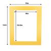 11x14 Mat for 8.5x11 Photo - Precut Metallic Gold Picture Matboard for Frames Measuring 11 x 14 Inches - Bevel Cut Matte to Display Art Measuring 8.5 x 11 Inches - Acid Free Pack of TEN MATS view 4