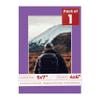 Poster Palooza 5x7 Mat for 4x6 Photo - Precut Purple Picture Matboard for Frames Measuring 5 x 7 Inches - Bevel Cut Matte to Display Art Measuring 4 x 6 Inches - Acid Free ONE MAT view 1