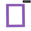 Poster Palooza 5x7 Mat for 4x6 Photo - Precut Purple Picture Matboard for Frames Measuring 5 x 7 Inches - Bevel Cut Matte to Display Art Measuring 4 x 6 Inches - Acid Free ONE MAT view 2