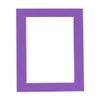 Poster Palooza 5x7 Mat for 4x6 Photo - Precut Purple Picture Matboard for Frames Measuring 5 x 7 Inches - Bevel Cut Matte to Display Art Measuring 4 x 6 Inches - Acid Free ONE MAT view 3