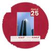 8.5x11 Mat for 5.5x8.5 Photo - Precut Bright Red Suede Picture Matboard for Frames Measuring 8.5 x 11 Inches - Bevel Cut Matte to Display Art Measuring 5.5 x 8.5 Inches - Acid Free Pack of 25 MATS view 1