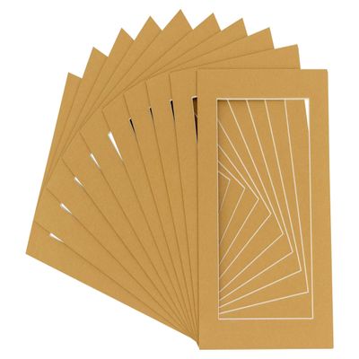 11x14 Mat for 8.5x11 Photo - Precut Rattan Beige Picture Matboard for Frames Measuring 11 x 14 Inches - Bevel Cut Matte to Display Art Measuring 8.5 x 11 Inches - Acid Free Pack of 100 MATS