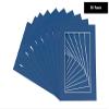 Poster Palooza 16x20 Mat for 11x17 Photo - Precut Royal Blue Picture Matboard for Frames Measuring 16 x 20 Inches - Bevel Cut Matte to Display Art Measuring 11 x 17 Inches - Acid Free Pack of 25 MATS view 2