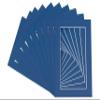 Poster Palooza 16x20 Mat for 11x17 Photo - Precut Royal Blue Picture Matboard for Frames Measuring 16 x 20 Inches - Bevel Cut Matte to Display Art Measuring 11 x 17 Inches - Acid Free Pack of 25 MATS view 3