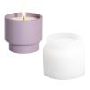 Creative Silicone Candle Vessels Mold Handmade Concrete Candle Jar Mould Round Succulent Flower Pot Making Tool (SH0874) view 1