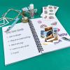 Darnassus DIY Journal Set for Girls Gifts Scrapbook Supplies Complete Kit for Kids Ages 6 and Up, Bullet Journal Notebook, Glue and Tape (Teal) view 2