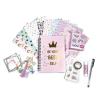Darnassus DIY Journal Set for Girls Gifts Scrapbook Supplies Complete Kit for Kids Ages 6 and Up, Bullet Journal Notebook, Glue and Tape (Pink) view 2