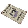 Floral Sewing Machine Metal Signs Sewing Room Decor, Sewing In The Rhythm of The Needle There Is Music for The Soul, Sewing Worksign-, Craft Room Decor, Laundry, Personalised Gifts, Rustic Home Dcor view 3