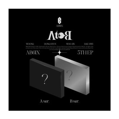 AB6IX A to B 5th EP Album 2 Version SET CD+1p Folding Poster On Pack+80p PhotoBook+1p Double Side PhotoCard+1p Unit PhotoCard+1p ID Card+1ea Access Pass+1ea Sticker+Tracking Sealed