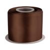 3" Inch Double Faced Satin Ribbon Brown Solid Polyester Craft Ribbon - 25 Yards Perfect for Gift Wrapping, Crafts, Wreath, Wedding Party Ceremony Decoration, Floral Arrangement, Sewing view 1