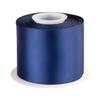 3" Inch Double Faced Satin Ribbon Navy Solid Polyester Craft Ribbon - 25 Yards Perfect for Gift Wrapping, Crafts, Wreath, Wedding Party Ceremony Decoration, Floral Arrangement, Sewing view 1