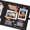 Vienrose Scrapbook Photo Albums DIY Hardcover Pictures Book 8x8 Inches 40 Black Pages for guest book Wedding Birthday view 4