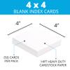 Home Advantage Square White Scrapbook Cardstock Paper, Index Notecards (4-x-4-inch) view 2