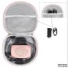 CaseSack Case for Voice Amplifier Compatible with ZOWEETEK, SHIDU, Giecy, Moukey, ResponseBridge Hard EVA Protective Travel Carrying Case with Storage Pocket(Rose Gold) view 3