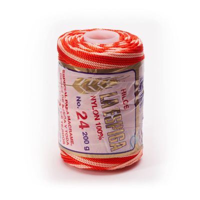 Espiga No.24-100% Nylon Omega String Cord for Knitting and Crochet - 65 Orange Hues