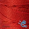 Espiga No.24-100% Nylon Omega String Cord for Knitting and Crochet - 05 Blood Orange view 2