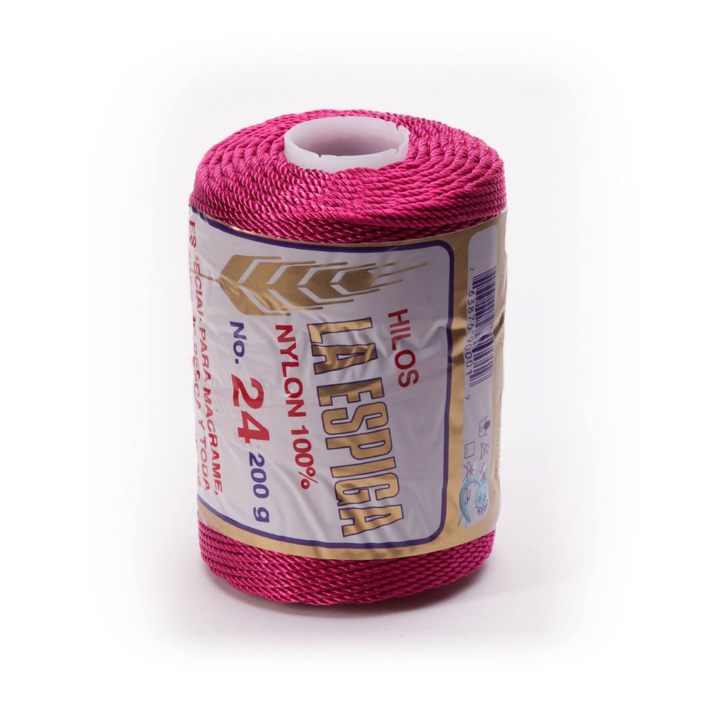 Espiga No.24-100% Nylon Omega String Cord for Knitting and Crochet - 76 Plum