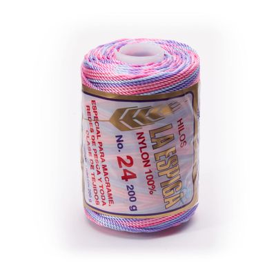 Espiga No.24-100% Nylon Omega String Cord for Knitting and Crochet - 34 Wildflower
