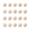 100pcs Number Wood Large Hole Round Beads 15~16x14~15mm Unfinished European Wooden Loose Beads Spacers Engraved with 0~9 Number for DIY Bracelets Jewelry Making, Hole: 4mm view 2