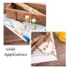 100pcs Number Wood Large Hole Round Beads 15~16x14~15mm Unfinished European Wooden Loose Beads Spacers Engraved with 0~9 Number for DIY Bracelets Jewelry Making, Hole: 4mm view 4