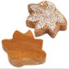 IBA Indianbeautifulart Textile Printing Block Peacock Hand Carved Wooden Stamp Wood Block Printing Textile Stamp for Fabric/Pottery Blocks- 5 Inches view 3
