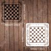 FINGERINSPIRE Modern Checkerboard Template 11.8x11.8inch Painting Chess Checkers Lined Gameboard Family Game Home Decor Gift Best Vinyl Large Stencils for Painting on Wood, Canvas, Wall view 2