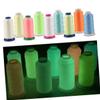 Uonlytech Yards Glow Dark Embroidery Thread Sewing Thread for Clothes Bags and Crafts Glows for Hours After Charging view 4