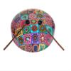 AONA Happy Drum Pan Drum 10 Inch Finger Steel Drum Pentatonic Scale with Rubber Musical Mallet and Travel Bag Perfect for Meditation | Squre With MultiColor view 4