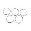 SHOUCAN 1000 Pcs Ball Bead Chain 2.4 Mm Diameter, Metal Beaded Chain Tag Suitable for Key Chains, DIY Craft Creation, Silver,Length 12cm view 4