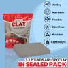 3.3 lbs Moldable Cosplay Foam Clay (Gray) - Air-Dry High Density for Intricate Designs Dries Evenly Within 24-48 Hours Sandable and Paintable view 2
