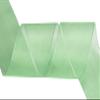 1-1/2 Sheer Organza Ribbon, Emerald Shimmer Chiffon Ribbon for DIY Crafts Wedding Party Decorations, Gift Wrapping Bridal Bouquets (50 Yards) view 3