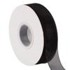 1 Sheer Organza Ribbon, Black Shimmer Chiffon Ribbon for DIY Crafts Wedding Party Decorations, Gift Wrapping Bridal Bouquets (50 Yards) view 1