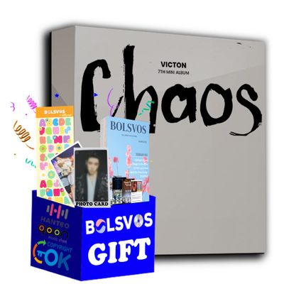 Victon - Chaos [Fate ver.] (7th Mini Album) Album+Pre Order Limited Benefits+BolsVos K-POP eBook (21p), 1ea BolsVos Stickers for Toploader, Photocards