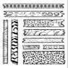 CREATIVE EXPRESSIONS Clear Stamp 4X6 SCRP WASHI, Transparent view 1
