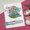 CREATIVE EXPRESSIONS Clear Stamp 4X6 SCRP WASHI, Transparent view 2
